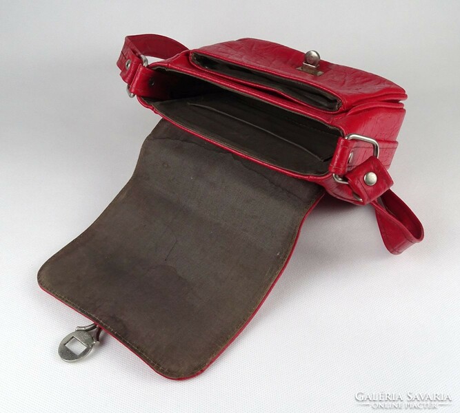1J974 Retro piros női táska válltáska