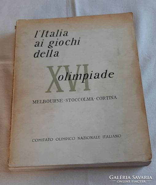L' ITALIA AI GIOCHI DELLA XVI OLIMPIADE - olasz-nyelvű - RITKASÁG