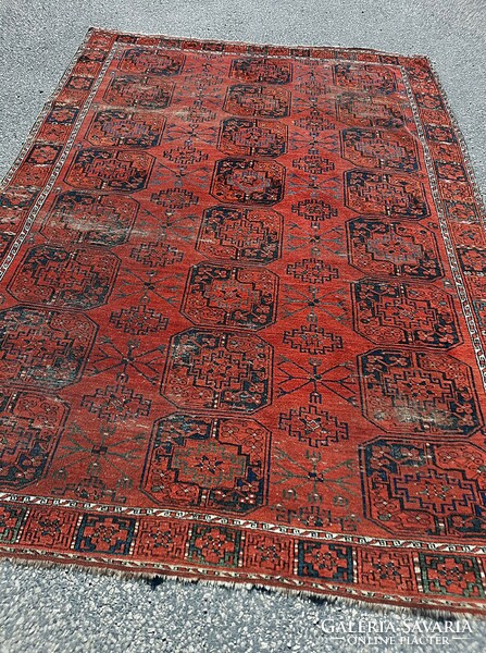 Wonderful antique afghan big rug! 210 X 290 cm