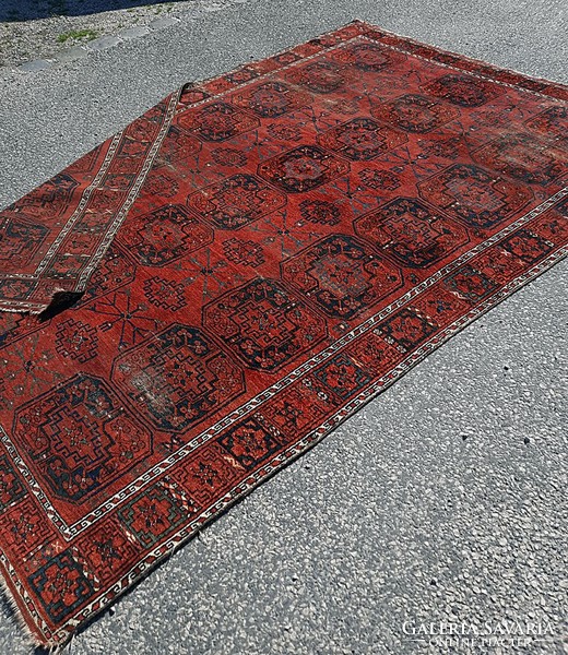 Wonderful antique afghan big rug! 210 X 290 cm