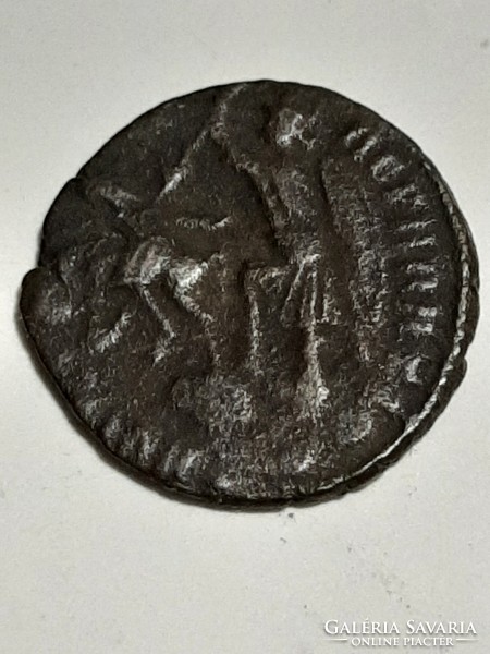 Ritkaság ! II. Constantius Róma Kr.u: 352-355 Aquileia 3. műhely S + LXXII !   10.