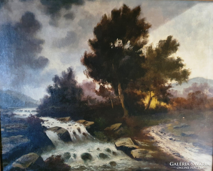 XIX. Unknown painter of the 19th century: romantic landscape