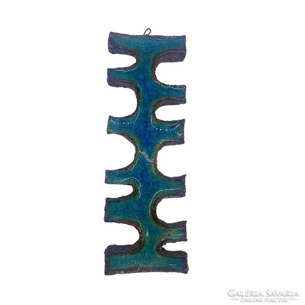 Turquoise fused glass wall ceramics - border factory