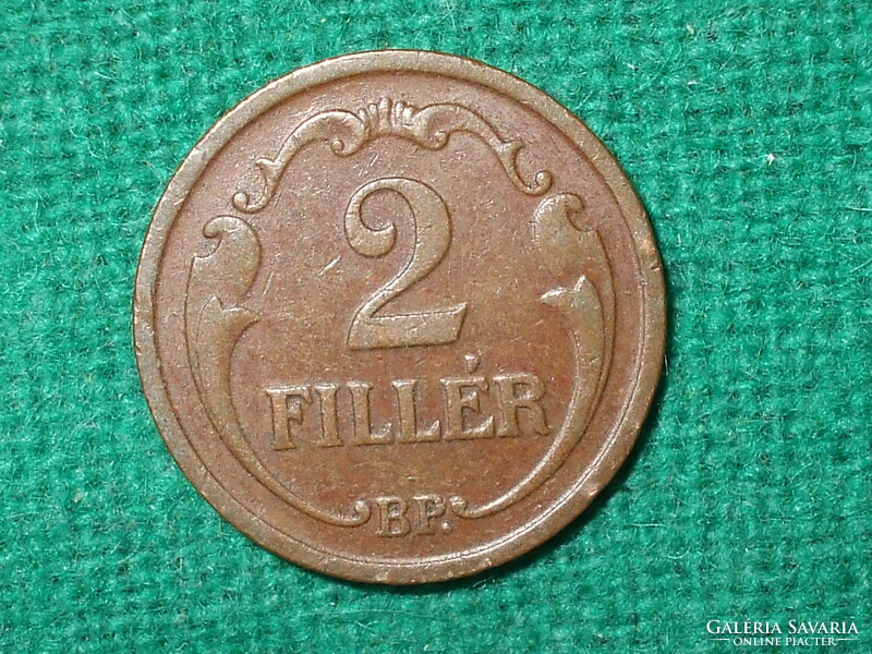 2 Filér 1940! Bronze!