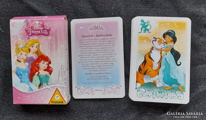 Disney quartet children's card game - princesses -