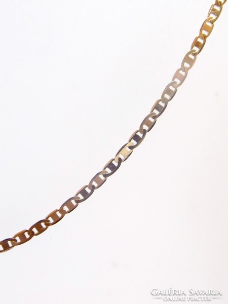 Tömör fehér arany nyaklánc (ZAL-Au110349)