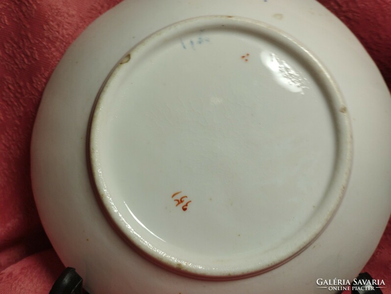 Antique Japanese porcelain bowl, plate