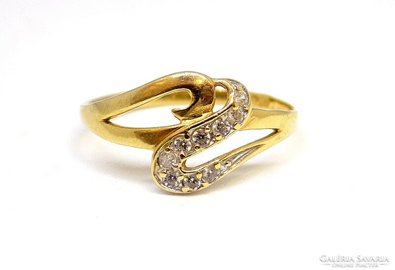 Köves arany gyűrű (ZAL-Au110467)