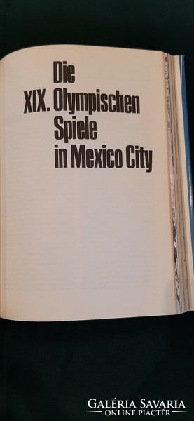 DIE OLYMPISCHEN SPIELE MEXICO CITY GRENOBLE 1968 - német-nyelvű - (20)