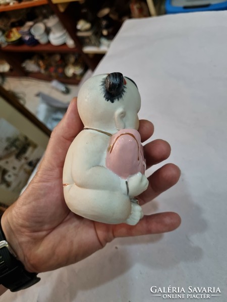Japán porcelán figura