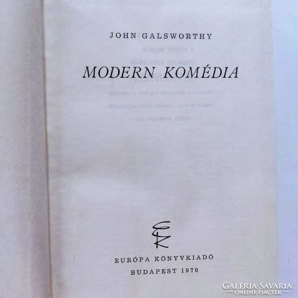 Galsworthy: Modern komédia - A fehér majom, Csendes vallomás, Az ezüst kanál