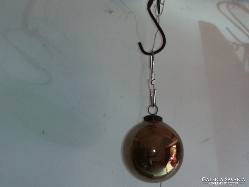Old blown glass Christmas tree ornament