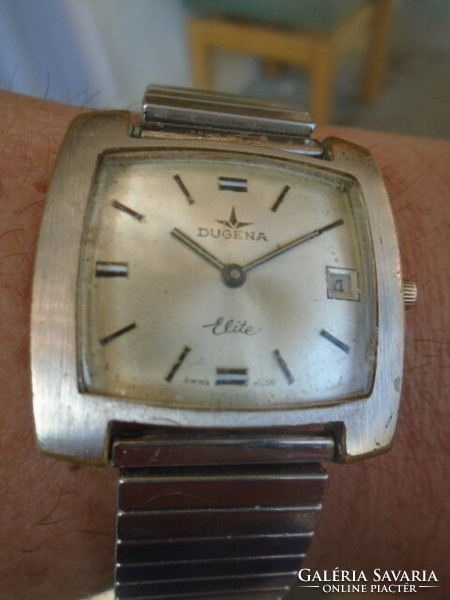 Dugena elite extra luxury larger size ffi watch with 3805 werk works well 3.3 x 31