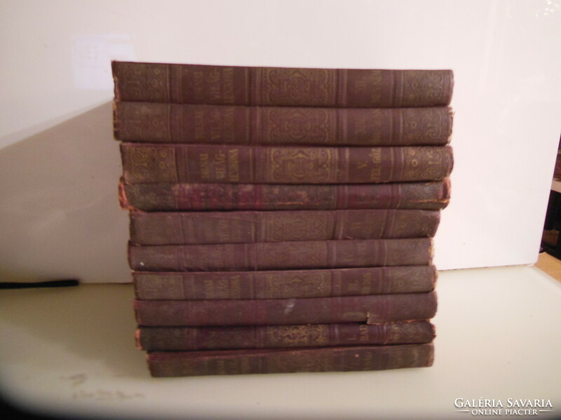 Book - Tolna - 10 volumes - 1926 - 1928 year - Tolna - inside perfect - cover read