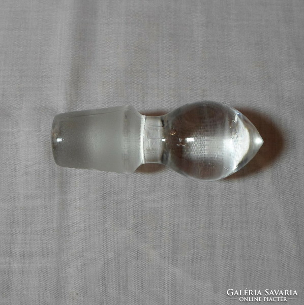 Retro / vintage glass stopper 1. (Liquor bottle stopper)