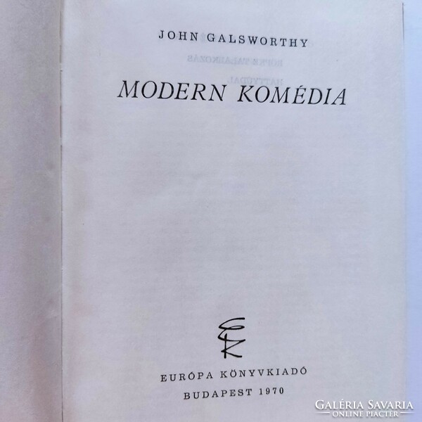 Galsworthy: Modern komédia - Röpke találkozás, Hattyúdal
