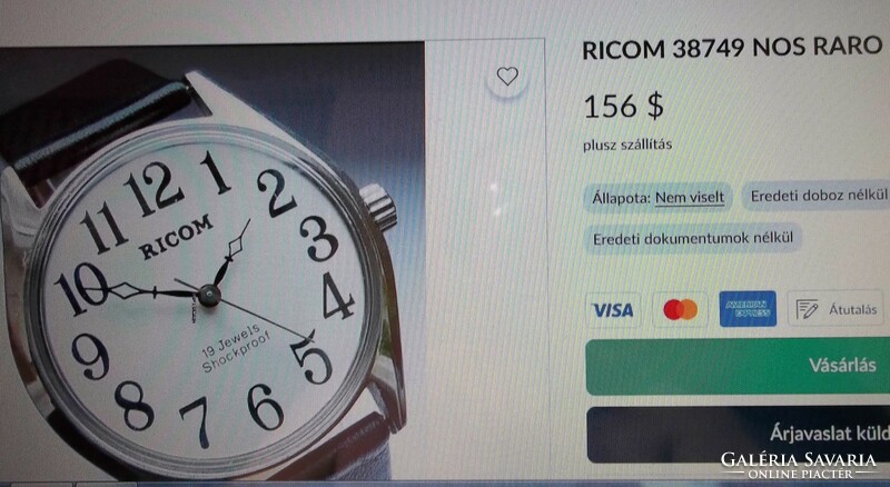 Ricom well!! Vintage men's watch