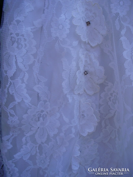 Old wedding dress - decorated with rhinestones