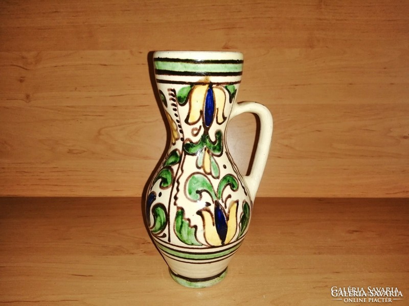 Korondi ceramic jug 1980 Imre Győrfi 20 cm (21/d)