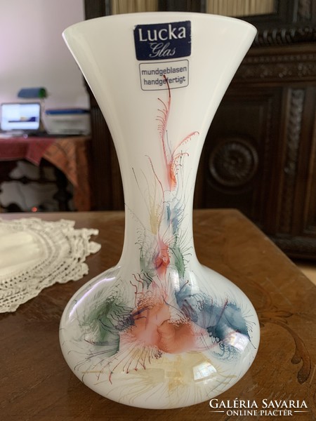 German glass vase