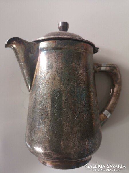 Silver-plated - old - German - milk spout