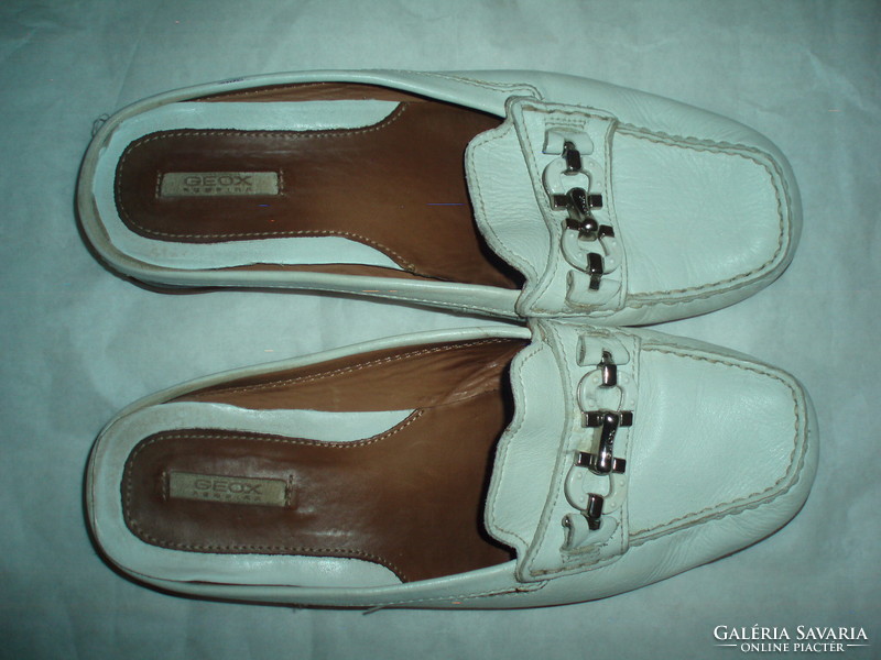 Geox 38 leather slippers
