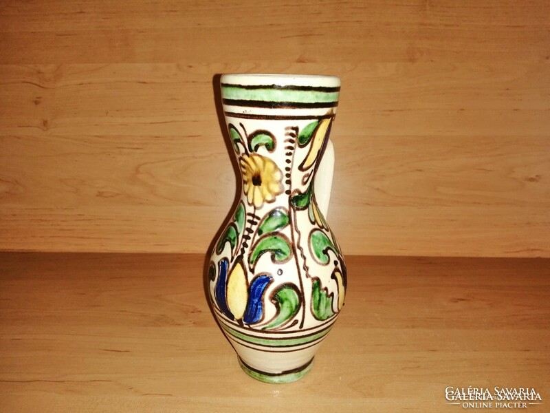 Korondi ceramic jug 1980 Imre Győrfi 20 cm (21/d)