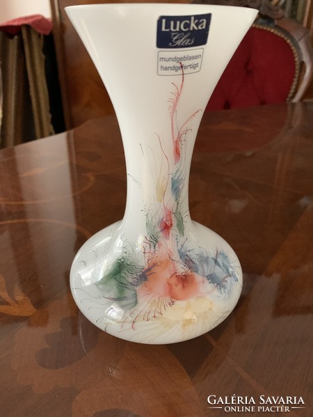 German glass vase