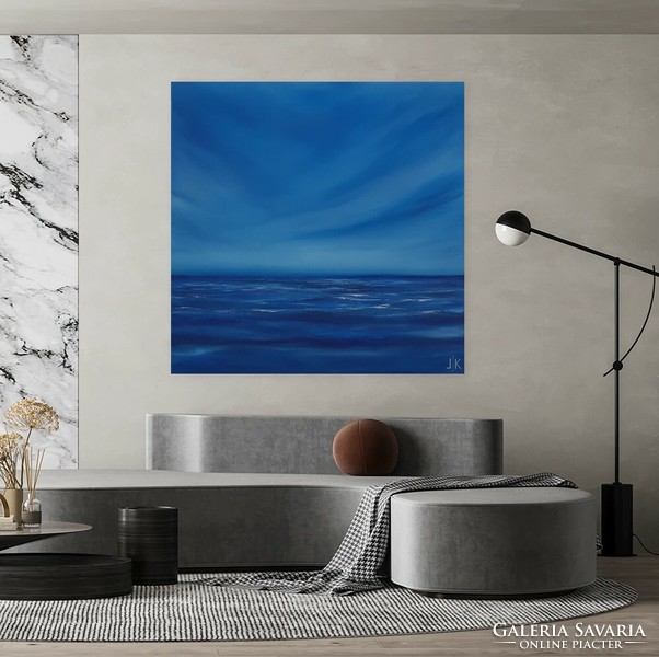 Atlantic ocean - landscape painting by Kuzma Lilla