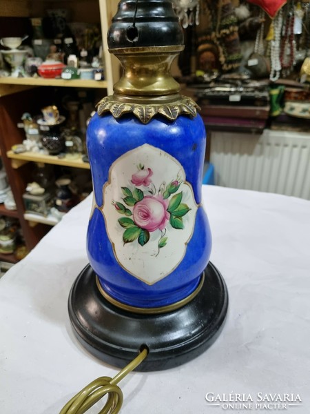 Old German porcelain lamp