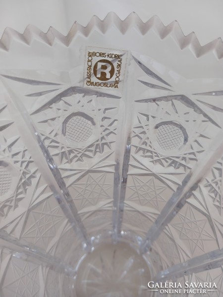 Rogaska luxus kristály váza Boris Kidric tervezés, akár esküvői ajándék is lehet.