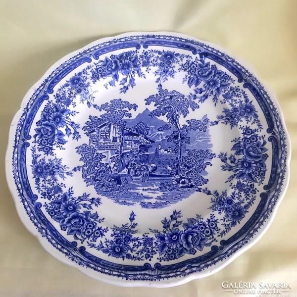 Antik francia porcelán tányér (nagy)