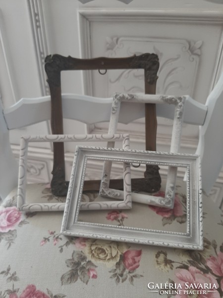 Antique wooden frame, picture frame, 4 pieces in one