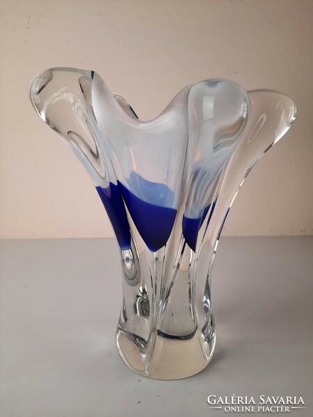 Josef Hospodka retro cseh üveg váza