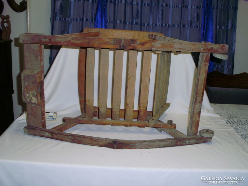 Old child, children's rocking chair - rolling