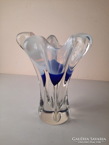 Josef hospodka retro Czech glass vase
