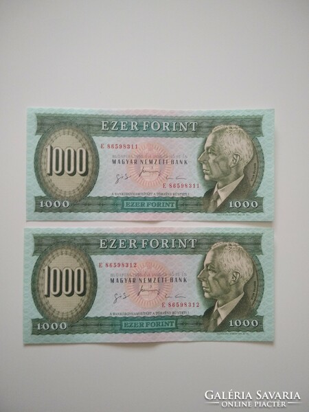 Sorszámkövető aUNC+ 1000 forint 1996 E