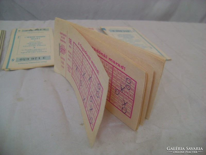 Negyvenöt darab 1978-as nyeretlen lottószelvény