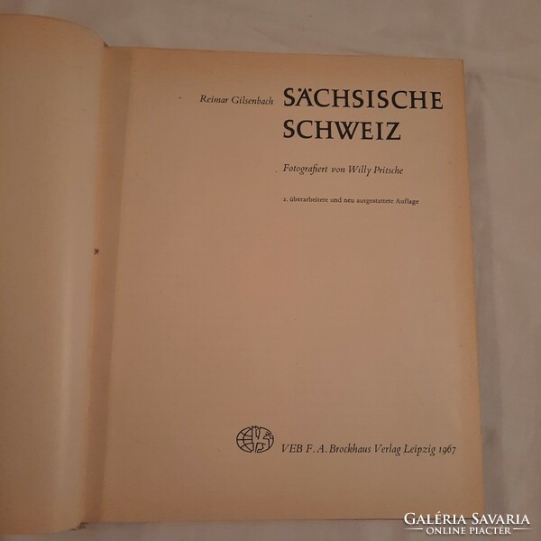 Reimar Gilsenbach: Sachsische Schweiz   fotografiert von Willy Pritsche     Leipzig 1967