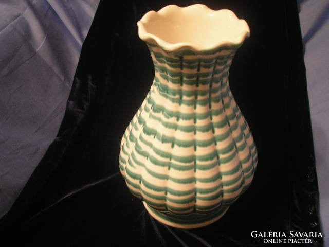 E15 Terv: Michael Powolny Gmundner váza hatalmas ritkaság 27 cm-es