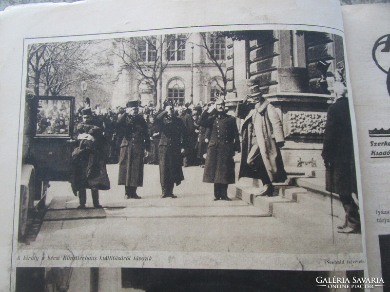 1917 Interesting newspaper i. World War iv. King Charles of Hungary social life high stakes death ship