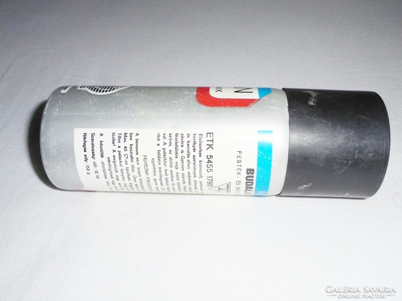 Retro spray flakon - AKRILAN színtelen lakk aeroszol szórófesték - BUDALAKK gyártó - 1980-as évekből