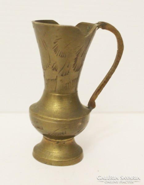 Small engraved ornate copper spout