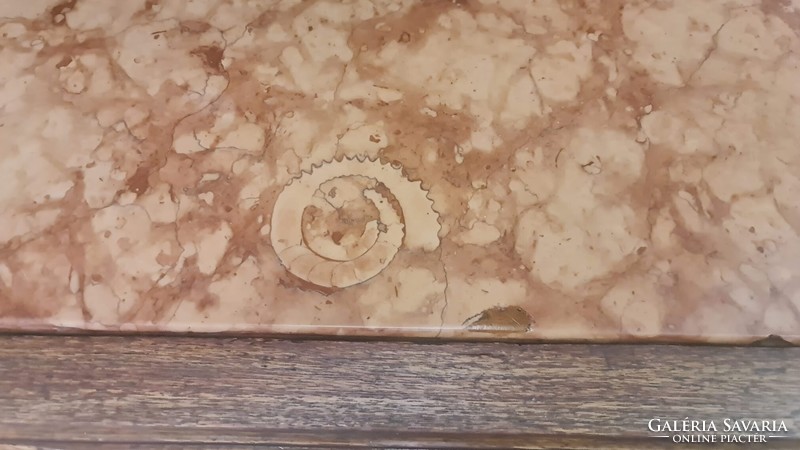 A572 Csodaszép antik márványlapos bécsi barokk tálalószekrény
