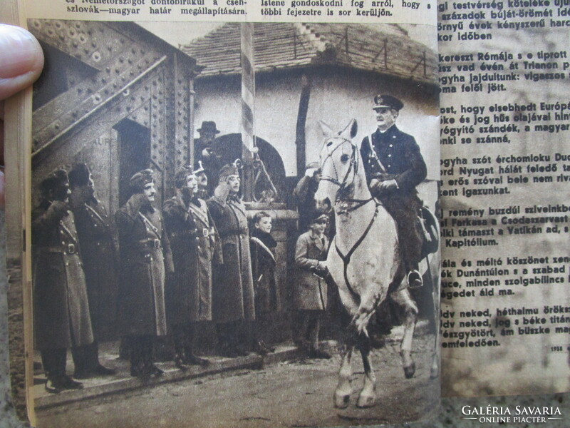 1939 A Magyar Nemzet évkönyve. A címlapon Horthy Miklós