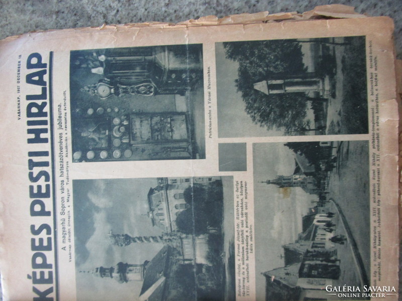 Kepes news paper from Pest 1927-1928 several connected together approx. 30 issues Miklós Horthy social life art