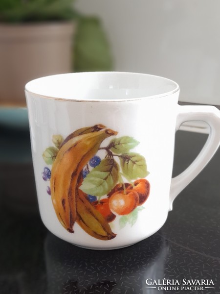 Fruity Czech porcelain mug