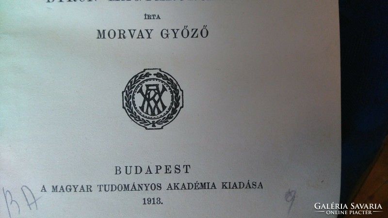 Rrr koeppel emil: byron--morvay:byron in Hungary--1912 publishers and collectors of the Hungarian Academy of Sciences