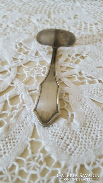 Old, silver-plated Berndorf children's cutlery, butter scraper