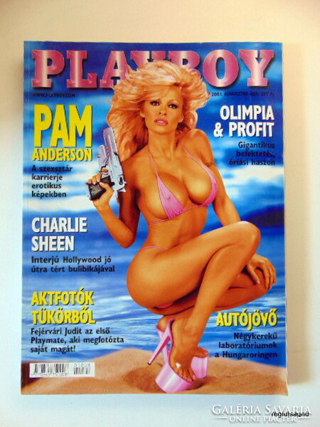 2001 augusztus    /  PLAYBOY  /  Születésnapra!? EREDETI ÚJSÁG! Ssz.:  22634